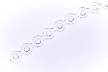 Preview: smartCHAIN-S, kurzer Steg 0.024“, farblos-transparent