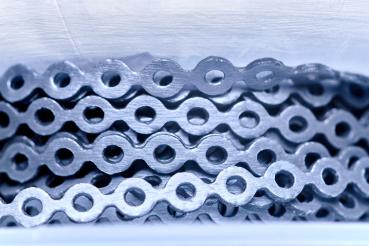 Preview: smartCHAIN-S, kurzer Steg 0.024“, silberfarben