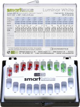 Preview: smartbrace Luminar White, MBT 22, 1-OK-Fall-Set