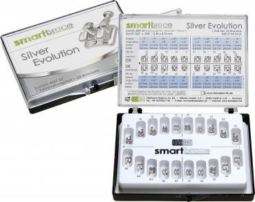smartbrace/Bracket manipulierte Bilder/Mini-Brackets_Silver Evolution MBT -22_1-10 Fall Set_Produktbild.JPG